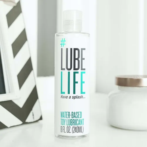 Lube Life Lubricante Hipoalergenico Para Juguetes Sexuales A Base De Agua 240ml