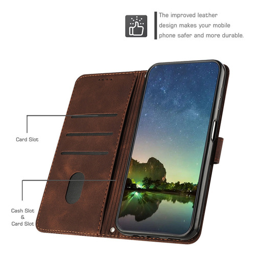 Funda Tipo Cartera For Teléfono Infinix Hot 50 40 30 20 12