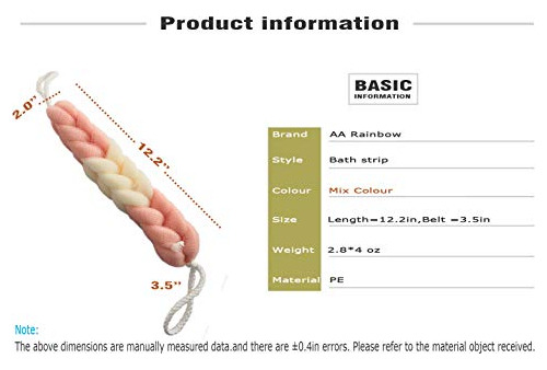 Esponjas Largas Y Elásticas Para Espalda Con Asas De Cuerda,