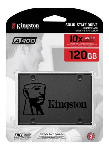 Disco Duro Kingston Ssd 120gb 2.5'' Laptop Sata 3 Sellado