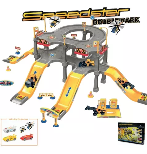 Jogo De Pista De Carrinho Speedstar Pit Stop Com Looping - Polibrinq -  Pistas de Brinquedo - Magazine Luiza