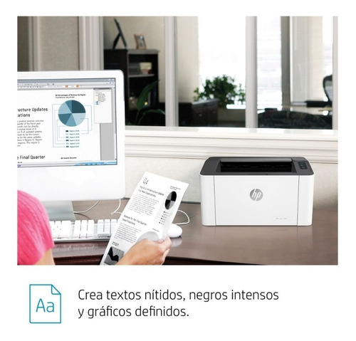 Imagen 10 de 10 de Impresora Hp Laser Monocromatica M107w Wi-fi 20 Ppm Cuotas Tienda Oficial Hp