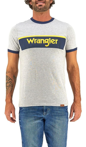 Playera Wrangler Hombre Manga Corta G42