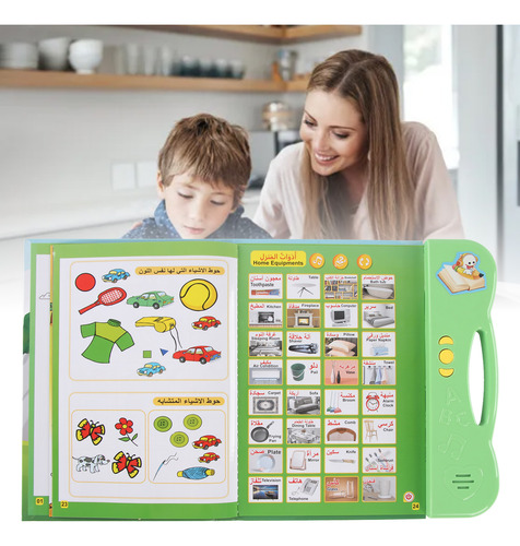 Livro Sonoro Interativo Para Crianças Em Inglês E Árabe