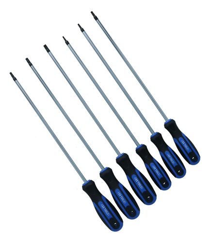 Juego De Destornilladores Extra Largos Torx T10 T30 6 Piezas
