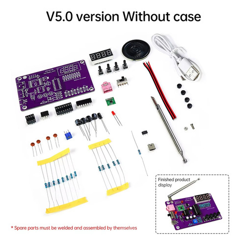 Kit De Radio Multifunción Para Bricolaje, Radio Di Ajustable