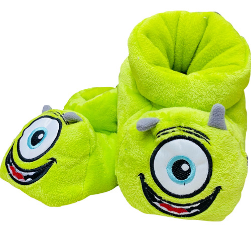 Babucha Termica Pantuflas Tela Peluche May Wazowski Niño