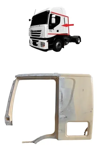 Retalho Lateral Esq Stralis Cabine Teto Alto 08/20 503347356