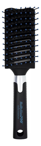 Cepillo Babyliss Rapido Vent Ventilado Brush Cerdas Tunel Color Negro