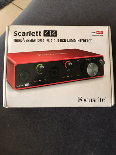 Focusrite Scarlett 4i4 4ta Generación 