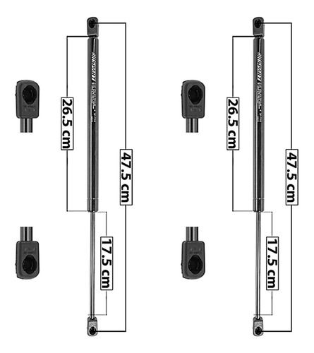 Par Amortiguadores 5ta Puerta Spart Outlander 03 A 06