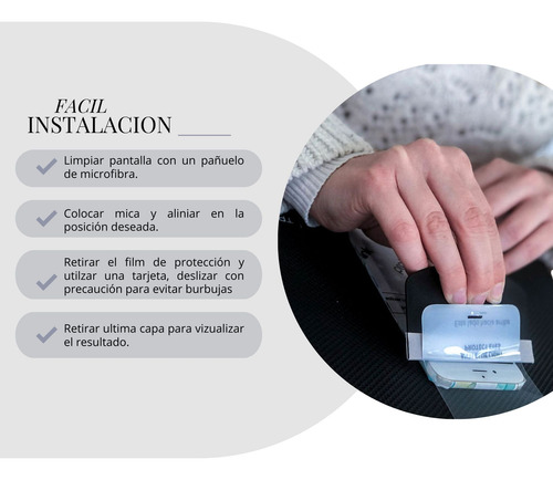 2 Micas De Hidrogel Pantalla Para Zte Axon 40 Lite