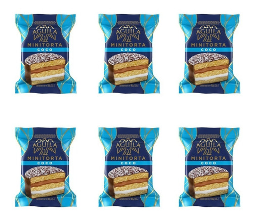 Alfajor Minitorta Aguila Coco X 6u