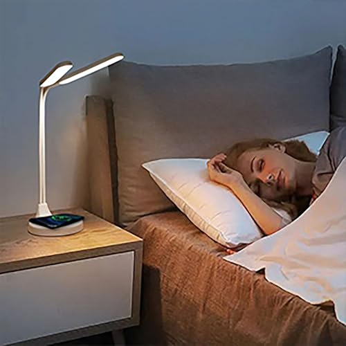 Lámpara De Escritorio Led Fxps Con Cargador Inalámbrico Lámp