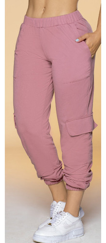 Pantalón Mujer Palo De Rosa Oscuro Rutta 69017