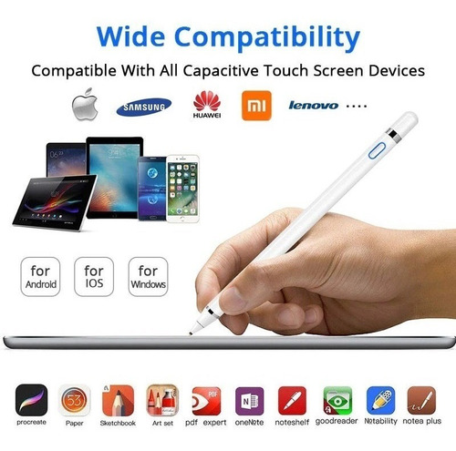 Imagen 6 de 6 de Lápiz Pencil Evotec Et-p1 Para Tablet iPad Samsung Huawei