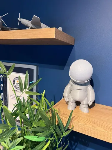Suporte Astronauta Para Alexa Echo Dot 4 E 5 Geração