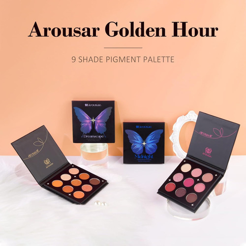 Paleta De Sombras De Ojos Arousar, Paleta De Maquillaje De O