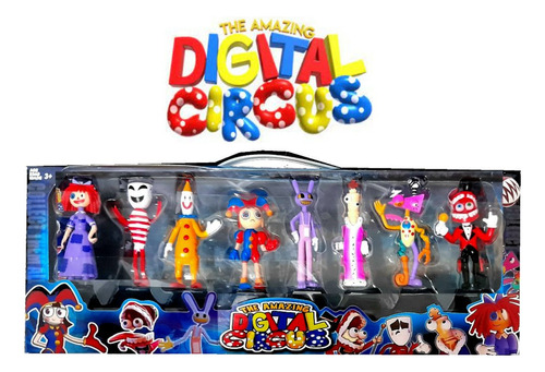 Amazing Digital Circus Caja X 8 Muñecos De 10 Cms. Circo
