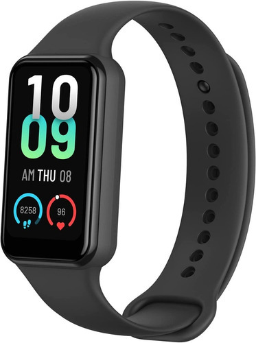 Smartwatch Amazfit Band Band 7 Band 1.44" caja 1.47" de  policarbonato  negra, malla  negra de  tpu