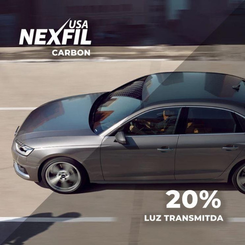 Láminas Seguridad Camioneta Nexfil Nano Carbón Premium