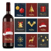 Comprar Etiquetas Adhesivas Navideñas, 10 X 13 Cm, 90 Piezas, 9 Dise
