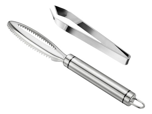 Cepillo De Acero Inoxidable Para Raspar Peces O, Báscula De