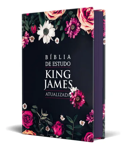 comprar Bíblia De Estudo King James Atualizada: Letra Hipergigante - Capa Dura Floral Pink, De King James. Única, Vol. Único. Editorial Edifique, Capa Dura, Edição 1a Edição Em Português, 2025