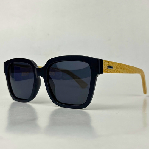 Óculos De Sol Hang Loose Vintage  Madeira Lente Black Pol020