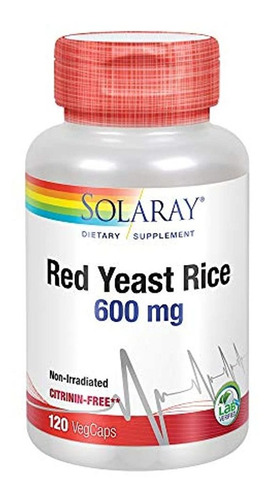 Arroz De Levadura Roja 600 Mg Solaray