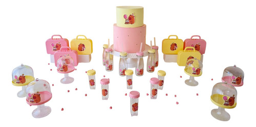 Set Premium Candy Bar Capibara Valijita, Tubo, Posa,bote X24