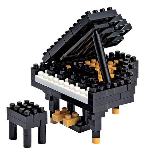 Nanoblock Piano De Grand - Negro