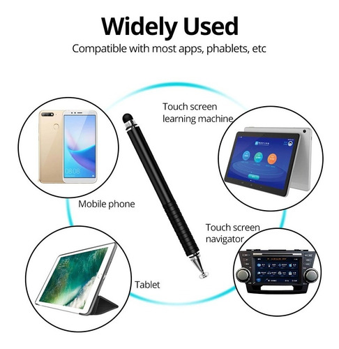 Lapiz Digital Stylus Para Tableta Y Celular, 2 En 1