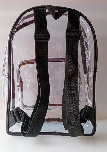 Mochila Transparente Blanco Liso
