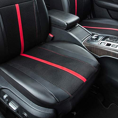 Imagen 4 de 5 de Funda De Asiento De Coche Universal De Cuero Deportivo Con D