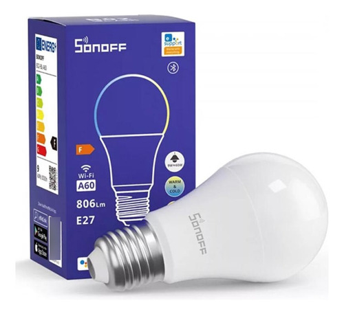 Bombilla Lámpara Led Inteligente Wifi Blanca Cálida E27 9w