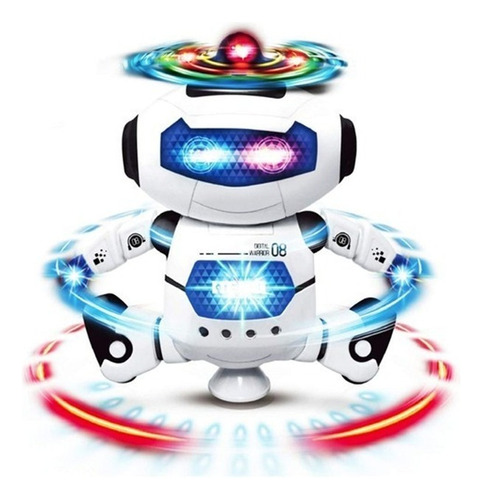 Robot Electrónico Caminante Bailarín 360°