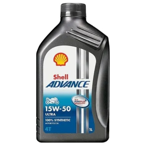 2 Óleo Shell Advance Ultra 4t 15w50 100% Sintético 1 L