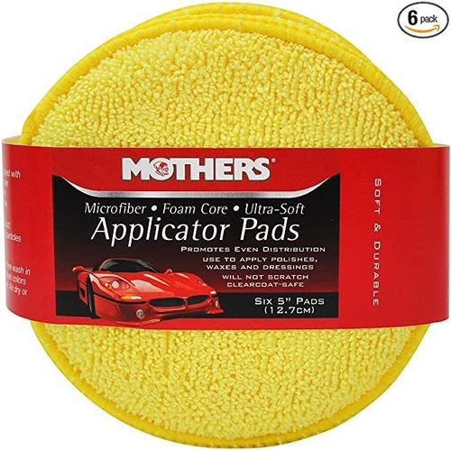 Madres 156801 Amarillo De Microfibra Ultra Suave Aplicador Y