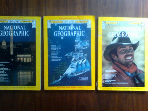 Revistas National Geographic 1976. Lote De 3.