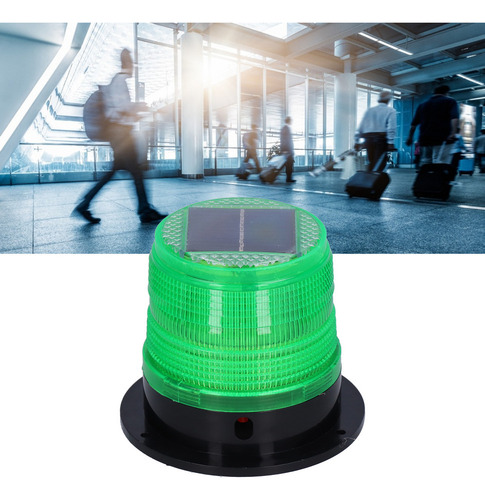 Luz Led De Energía Solar Intermitente Con Base Estroboscópic