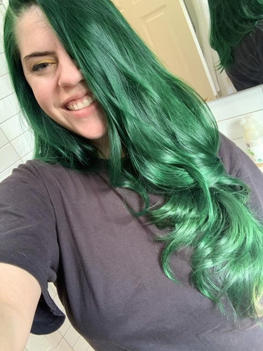 Tinte Cabello En Crema Semipermanente Manic Panic Amplified Tono Green Envy