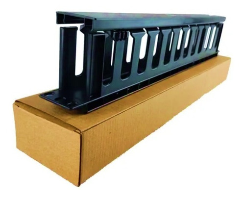 Organizador Horizontal Para Rack Plástico 1u Certificado