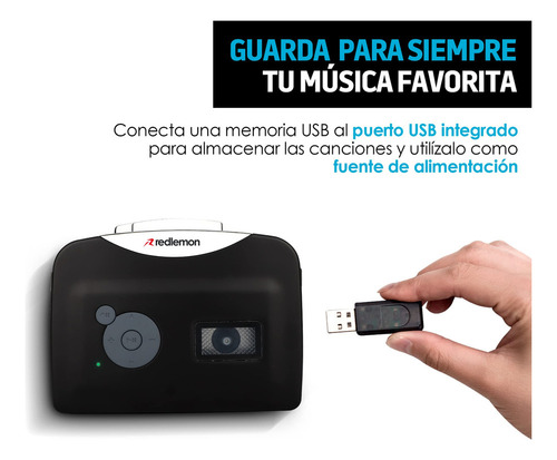 Reproductor Y Convertidor De Cassettes A Mp3, Grabación