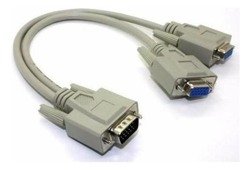 Cabo Duplicador Vga M Para 2 Vga F X-cell Xc-vga-n-x-2vga-f