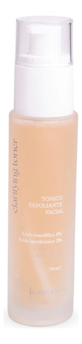 Clarifying Toner Kosmos Tónico Despigmentante Ácido Mandélico 8% + Lactobiónico 2% Ideal Para Control De Oleosidad y suavizar manchas Apto Piel sensible Libre De Alcohol Y Fragancia 50ml