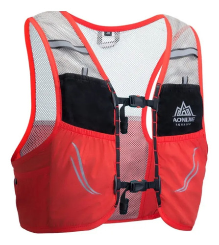 Aonijie Chaleco De Hidratación 2.5 L Color Naranja Talle S/m Diseño De La Tela Lisa