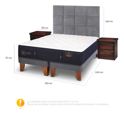 Cama Europea Azul
