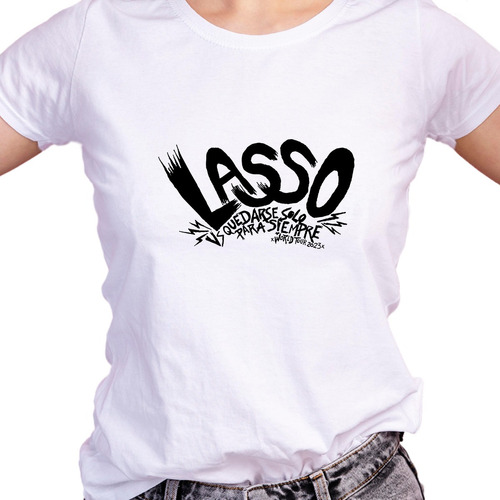 Franela Unisex Personalizada Lasso Quedarse Solo Tour