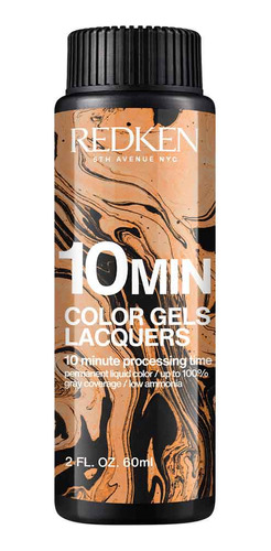 Color De Cabello Redken, 10 Minutos, Gel Y Laca, 1nw Midnigh